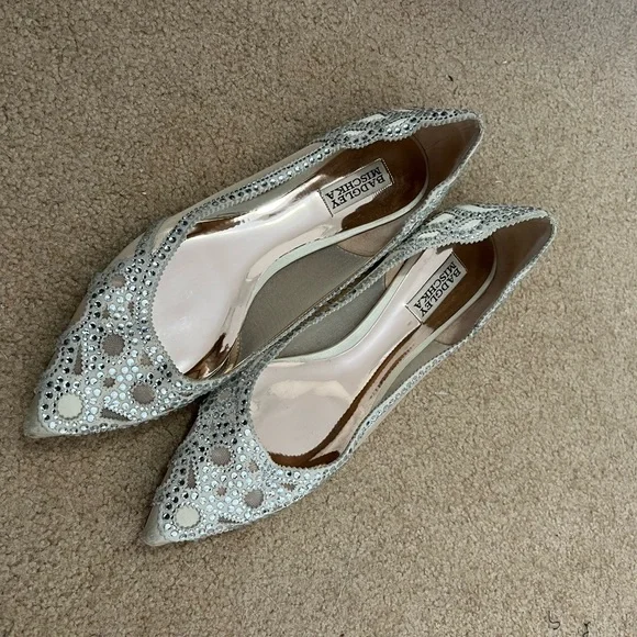 badgley mischka BHLDN gigi pointed toe flats - Picture 6 of 8